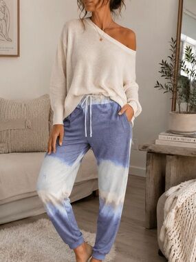 Blue Tie-Dye Pantaloons w/ Pockies 🦋